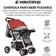 thumbnail image 3 of Carriola Infantil De Lujo Con Toldo De Viaje Compacta Y Ligera Carriola Para Bebe Con Jugetes Tela Transpirable Carrito Para Bebe Con Mango Ergonomico Carreola Ultra Ligera Y Comoda (Roja), 3 of 8