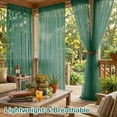 thumbnail image 4 of DONGPAI Outdoor Mosquito Netting for Patio - DIY Cut to Size High Density Bug Screen Mesh Lightweight Outdoor Sheer Curtains for Gazebo Pergola Porch - Rod Pocket Hang, 5.2 ft x 10 ft (1 Panel), 4 of 10