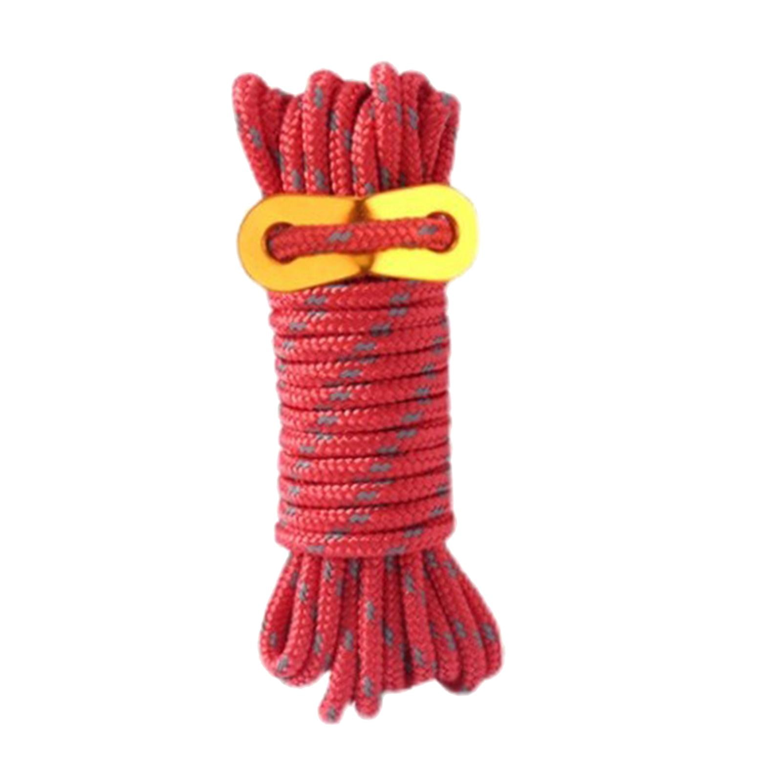 4m Outdoor Guy Lines Tent Cords Lightweight Camping Rope with Aluminum