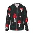thumbnail image 1 of Balery Amanita Mushroom Sudadera ligera de manga larga con capucha y protección solar UPF 50+ para hombre y mujer, ideal para pesca y running-3X-Large, 1 of 7