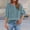 Light Blue, variant on Womens Plus Size T-Tops New Women's Round Neck T-Shirt Vintage Embroidery Mid Sleeve Tops Breathable Loose Fits Casual Summer Tee
