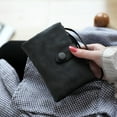 thumbnail image 4 of Women Short Wallet Casual PU Solid Multi-purpose Coin Card Purse Wallet, 4 of 17