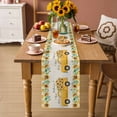 thumbnail image 2 of Spring Sunflowers Table Runner 90 Inches, Summer Botanical Yellow Truck Plaid Bed Runner Dresser Scarves Tabletop for Indoor Outdoor Parties/Ceremony/Banquet, 13" x 90", 2 of 9