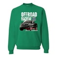thumbnail image 2 of Wild Bobby, Ford Offroad Machine Classic Built Tough 4x4 Off Road, Cars and Trucks, Unisex Crewneck Graphic Sweatshirt, Kelly, X-Large, 2 of 4