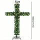thumbnail image 3 of Árbol de Navidad plegable, árbol de Navidad plegable, preiluminado, artificial, para exteriores, con estacas y luces LED., 3 of 3