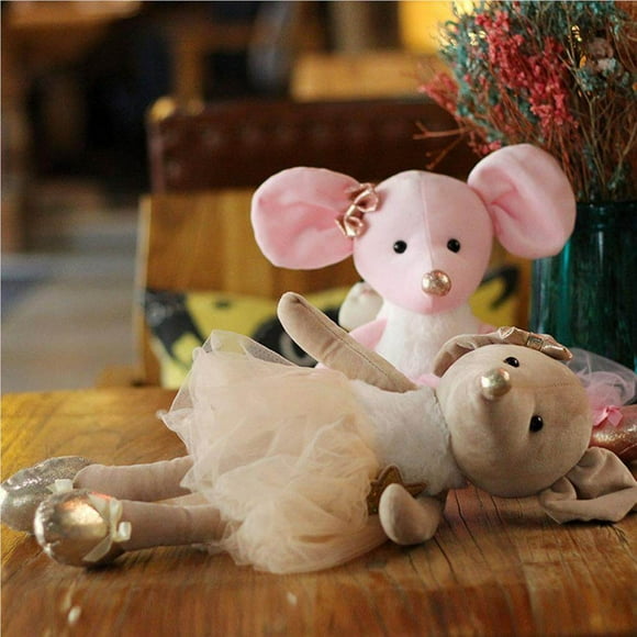 Maoww 45cm Cute Ballet Mouse Plush Toys Lovely Dressing Clothes Animal Mouse Dolls Birthday Gifts