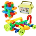 thumbnail image 1 of CNKOO 1 Set/88pcs Creative Plastic Water Pipe Building Blocks Kids Educational Toy, 1 of 6