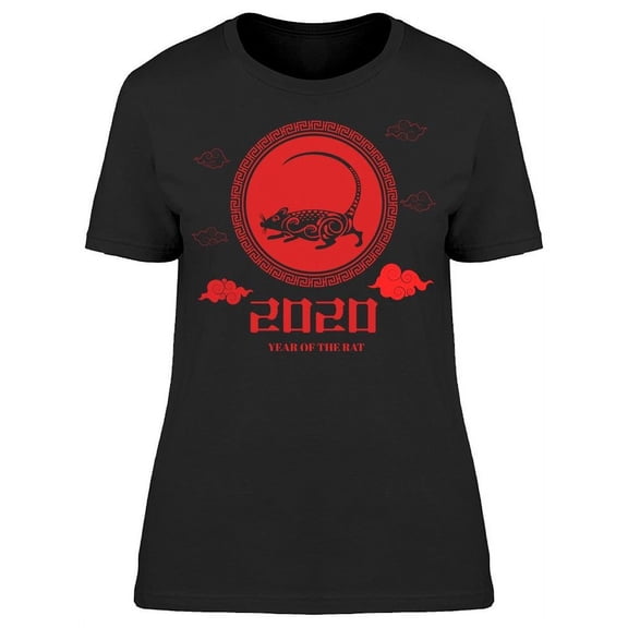Chinese Festival Of Rat T-Shirt Women -Image by Shutterstock, Female XX-Large