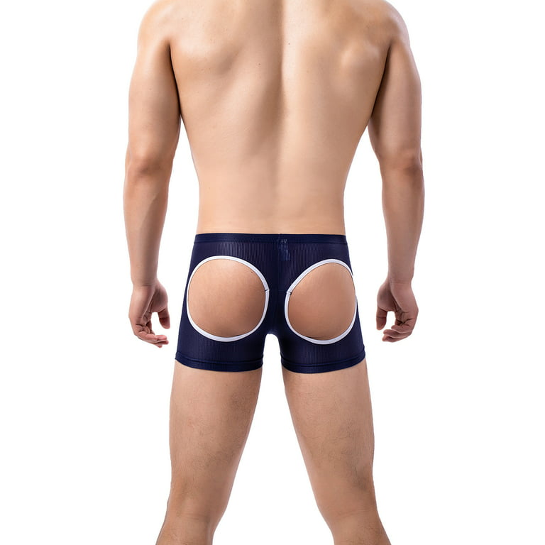 SZXZYGS Mens Panties Femboy Men's Mesh Underwear After Empty Breathable  Comfort Underpants