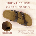 thumbnail image 3 of Cushionaire Women's Luna Cork Footbed Sandals with +Comfort, Wide Widths Available, 3 of 9