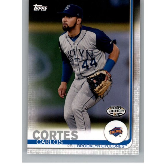 Collectible 2019 Topps Pro Debut #159 Carlos Cortes RC Rookie Brooklyn Cyclones MLB Baseball Trading Card