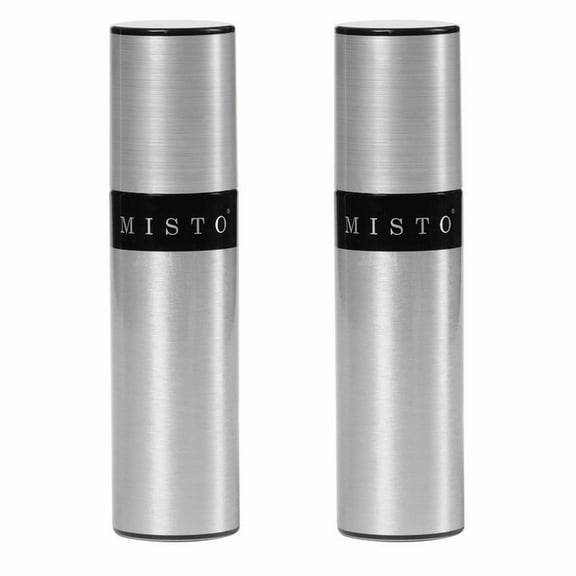 Misto The Gourmet Set of 2 Aluminum Bottle Oil Sprayers