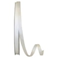 thumbnail image 1 of Polypropylene Grosgrain Ribbon, 0.375in x 100 yards, White, 1 of 1