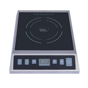 True Induction TI-1SSC Portable 12" Commercial Single Induction Glass-Ceramic Cooktop, UL197 Certified, 1750W