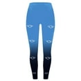 thumbnail image 4 of HAPIMO Yoga Legging Pants for Women High Rise Trendy Clothes Fall Leopard Trousers Running Sports Stretch Blue, 4 of 5