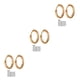 thumbnail image 1 of Pendientes de aro de plata sweethay para mujer con Galvanoplastia y Durabilidad, 1 of 6