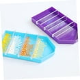 thumbnail image 3 of 6 Sets Drill Plate Set Paint Tray Painting Tools Point Drill Tools Tray Nail Tools for Nail Art Paint Pallet Diamond Tray Dividers Bead Storage Rack Multipurpose Plastic, 3 of 5