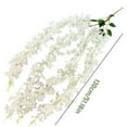thumbnail image 4 of 4.3FT Wisteria Vine - Hanging Silk Flower Garland for Weddings, Parties, Backdrops & Outdoor Decor - Artificial Wisteria Flowers, 4 of 5