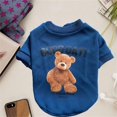thumbnail image 5 of Cute Bear Dog Clothes Soft Comfortable Warm Round Neck Cartoon Dog Clothes for Pets, 5 of 5