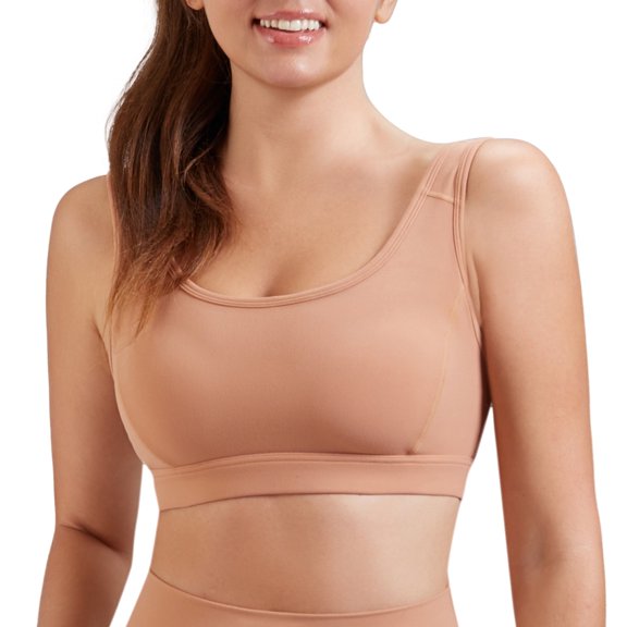 Stelle Women's Strappy Sports Bra Full Coverage Criss Cross Back Yoga Bra