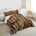 thumbnail image 3 of Feelyou Tree Branches Men Full Size Comforter Sets, Countryside Plant Bedding Sets, 3pcs, 3 of 8