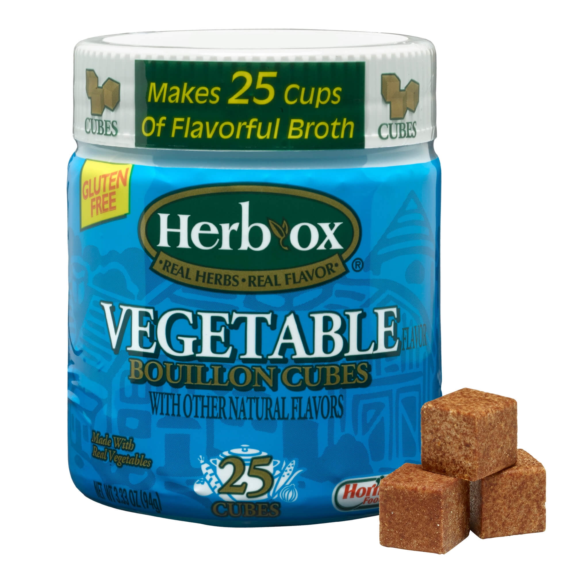HerbOx Vegetable Bouillon Cubes, 3.25 Ounce