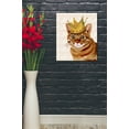 thumbnail image 3 of Epic Graffiti 'Ginger Cat with Crown Portrait' by Fab Funky, Canvas Wall Art, 20"x24", 3 of 3