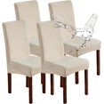 thumbnail image 1 of Waterproof Dining Chair Covers, Chair Covers for Dining Room, Stretch Chair Covers Parsons Chair Slipcover, Removable, Washable for Dining Room Kitchen Chair Protector Cover, 1 of 9