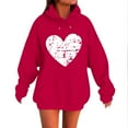 thumbnail image 3 of Elvqul Sweatshirts for Women Plus Size Holiday Shirts Hoodies Oversized Long Sleeve Valentines Graphic Fashion Ladies Sweatshirts, 3 of 6