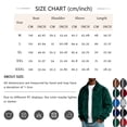 thumbnail image 3 of Bomber Jacket Men Zip Up Lightweight Corduroy Jackets Casual Stylish Fall Winter Coats Windbreaker Clothing with Pockets Army Green L, 3 of 4