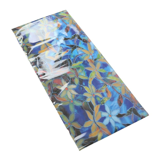 Decorative Glass Film, Heat Insulation Opaque Window Sticker for Living Room for Bedroom for Bathroom