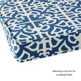 thumbnail image 2 of Greendale Home Fashions 18 x 18 in. Indigo Lattice Outdoor Dining Seat Cushion (4-Pack), 2 of 6