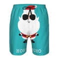 thumbnail image 3 of Fuzoiu Cute Santa Claus Print Men's Beach Shorts,Men's Swim Trunks,Quick Dry Board Shorts with Pockets,Men's Bathing Suits for Surfing, Running, and Casual Wear-X-Large, 3 of 6