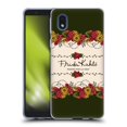 thumbnail image 1 of Head Case Designs Officially Licensed Frida Kahlo Red Florals Border Soft Gel Case Compatible with Samsung Galaxy A01 Core (2020), 1 of 7