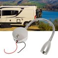 thumbnail image 1 of Lampe de Lit Col de Cygne avec Port USB Type C, Contrôle Tactile pour Van Bateau, 1 of 7