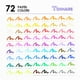 thumbnail image 4 of Set de rotuladores artísticos TOSHARE Double Brush, 72 colores, para niños y adultos, 4 of 8