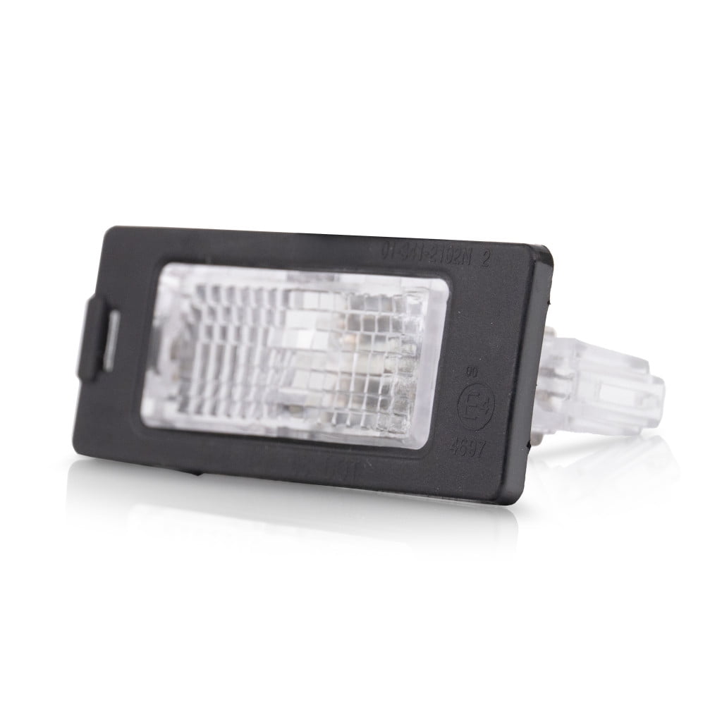For VW Jetta License Light Assembly 2011 2012 2013 Driver OR Passenger Side | Single Piece | Bulb Type CAPA For VW2870113 | 5N0 943 021 B