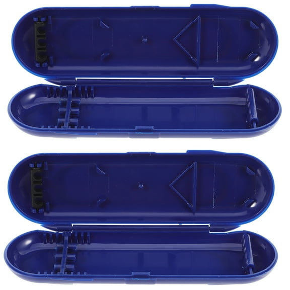 Homoyoyo Dart Storage Box Black ABS Lightweight Organizer for Home 2Pcs