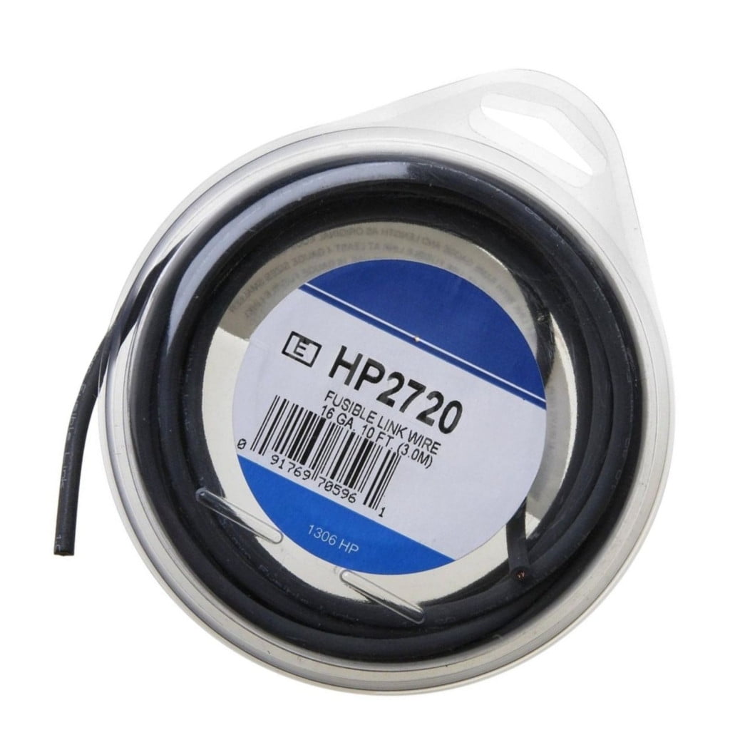 KarParts360 Primary Wire | Black | Fusible link - Copper Conductor | 16 ga. Gauge