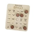 thumbnail image 4 of Juego de bingo, juego familiar de cartones de bingo, juguete educativo con temática deportiva, Night Wood Baloncesto, 4 of 9