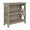 Washed Gray, variant on Pemberly Row Small 2 Shelf Bookcase in Pure White Oak - Engineered Wood
