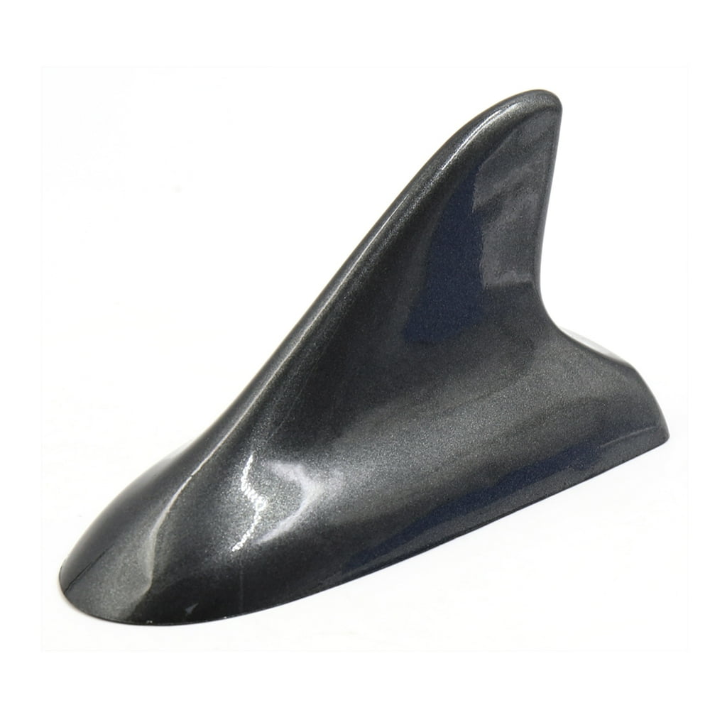 Universal Dark Gray Plastic Shark Fin Pattern Car Adhesive Roof