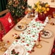thumbnail image 5 of Camino de Mesa Navideño | Estilo Mantel para Cocina | Ideal para Fiestas Navideñas En Interiores y Exteriores | Rojo 180X33Cm 110G Poliéster | Diseños Festivos | Uso Versátil | Material de Alta Calid, 5 of 6