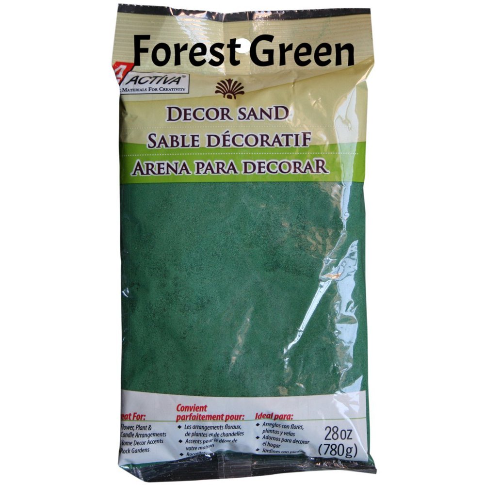 ACTÍVA 28 oz. Bag of Forest Green Decor Sand Decorative Colored Sand