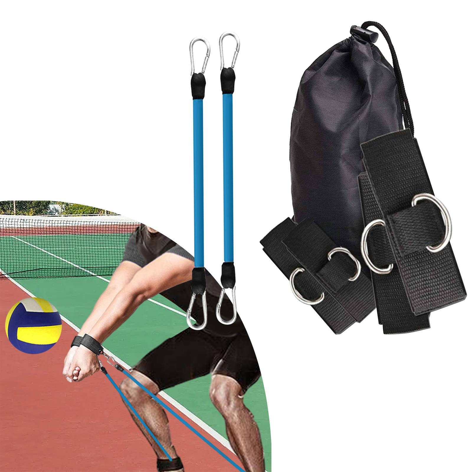 DimyFew Volleyball Training Resistance Bands Set Gifts Exercise Resistance Bands Elastic Blue 60 lbs
