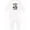 AA-White, variant on Alaska Travel Adventure Baby Romper Coveralls
