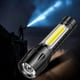 thumbnail image 4 of Linterna LED recargable, magnética brillante con luz de trabajo COB, impermeable, linternas tácticas de bolsillo para exteriores., 4 of 4
