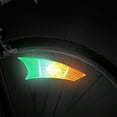 thumbnail image 1 of LED Bike Spoke Lights Multicolor，Waterproof Wheel Lights for Night Cycling with 3 Modes,Like Steady Or Flashing), Easy Install Bicycle Tire Lights for Safety & Style，Battery Included, 1 of 6
