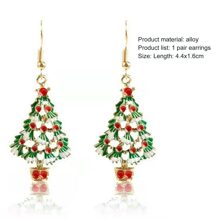 Christmas earrings at walmart discount