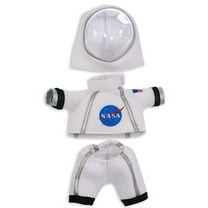 DolliBu Astronaut Dress Up Set for Teddy Bear Plush Toy - Astronaut Stuffed Animal Costume Outfit with Jacket, Helmet with Holes, and Pants, Create NASA Space Toys for Kids With Dress Up Set - Small